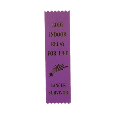 Value Line Pinked Ribbon w/ Stock Logo (1 5/8"x6")