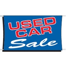 Heavy-Duty Scrim Catch All Banner (Used Car Sale) (3' x 5')