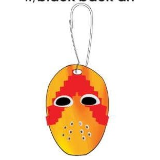 Hockey Mask Zipper Pull