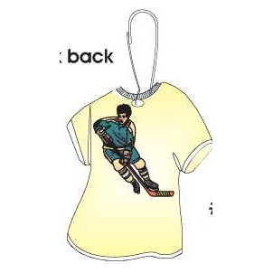Hockey Player T-Shirt Zipper Pull