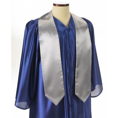 Light Grey 60" Graduation Stole