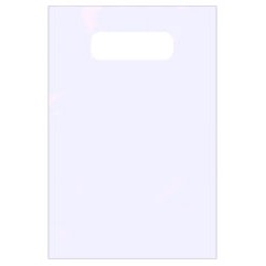 Tinted Opaque Merchandise Bags (12"x15") (White)
