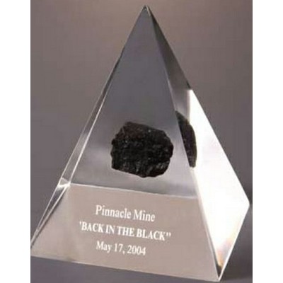 Acrylic 4-Sided Pyramid Embedment Award