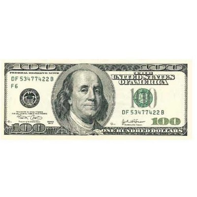 Hundred Dollar Bill Maxi Magnet (8")