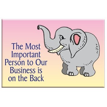 Elephant Photo Hand Mirror (2"x3")