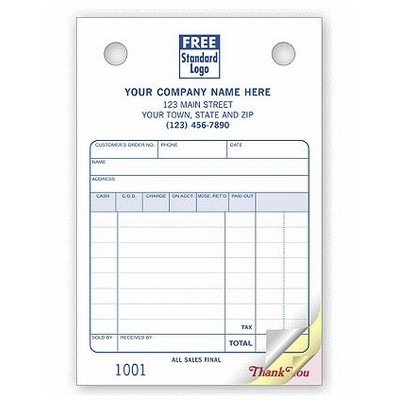 Register Forms - Classic Collection™, Small, Custom Wording (2 Part)