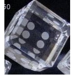 2" Optic Crystal Dice Award