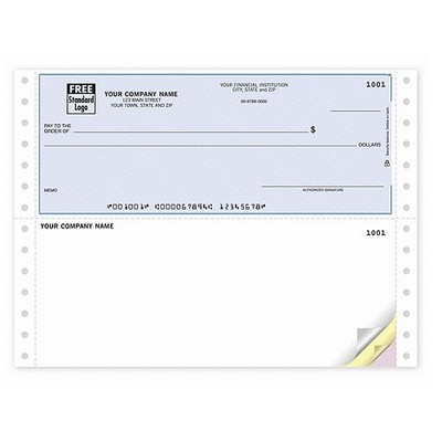 Lined Multipurpose Voucher Checks (1 Part)