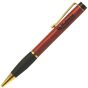 Rosewood Soft Grip Pen