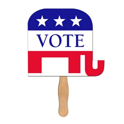 Elephant Hand Fan