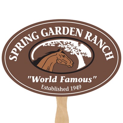 Single Side Oval/ Football Shaped Fan