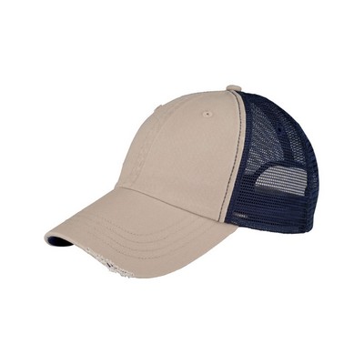 Washed Organic Cotton Mesh Cap