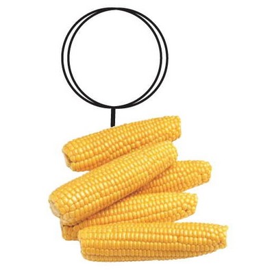 Corn On Cob Executive Key Chain w/Mirrored Back (10 Square Inch)