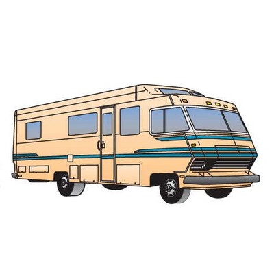 Recreational Vehicle Promotional Magnet w/ Strip Magnet (10 Square Inch)