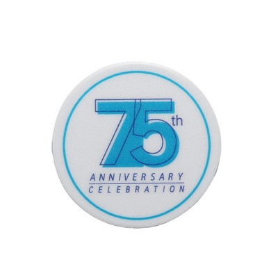 Full Color 50 Mil Digital Full Color Name Badge (2"X2") Circle - No personalization included