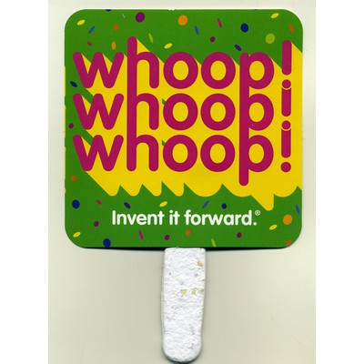 Hand Fan with extra thick seed paper handle
