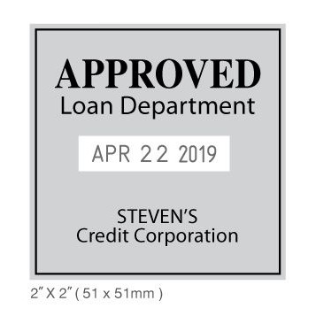 Die Plate Dater - 2"x2" imprint area