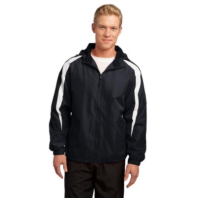 Sport-Tek® Fleece-Lined Colorblock Jacket.