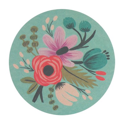 4" Round 40pt Full Color Pulp Board Paper Coaster