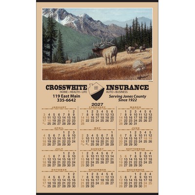 Larry Anderson Wildlife "The Challenge" Year-In-View® Hanger Calendar