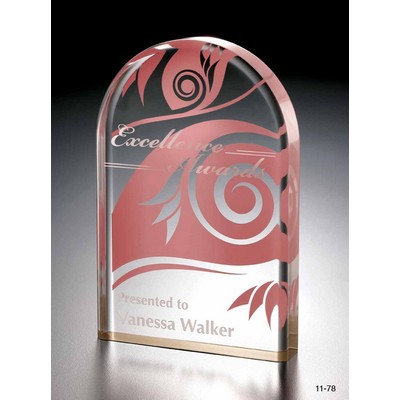 Lucite Arched Excellence Award