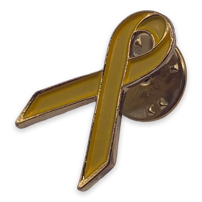 Yellow Ribbon Awareness Lapel Pin