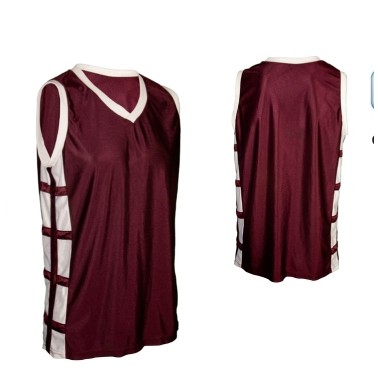 Youth Dazzle Cloth Jersey Shirt w/ Contrast Criss Cross Side Panel & Piping