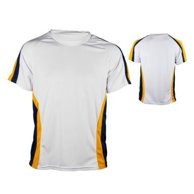 Adult Cool Mesh Soccer Jersey Shirt w/ Contrast Side & Shoulder Panel
