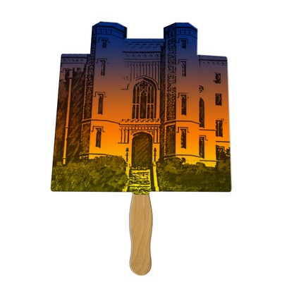 Castle Auction Hand Fan Full Color