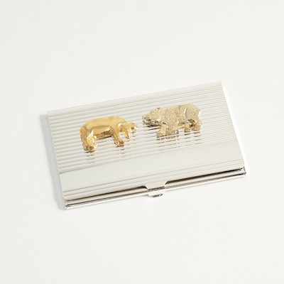Business Card Case - Stock Market