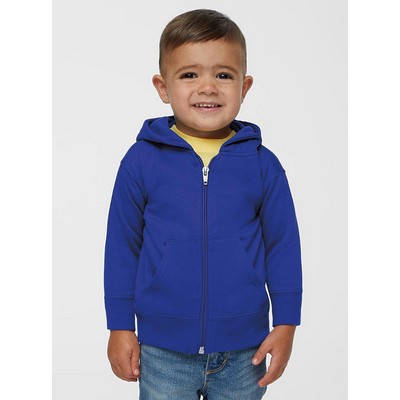 Rabbit Skins Infant Hooded Full Zip Fleece Sweatshirt