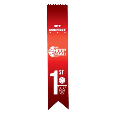 1.625" x 10" Pin Back Display Ribbon