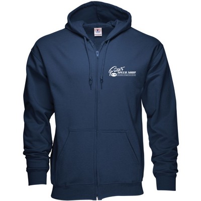 Zippered Hoodie - Screen Print