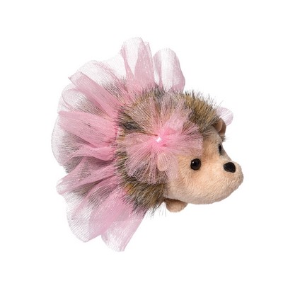 Pink Swirl Tutu Hedgehog Stuffed Animal