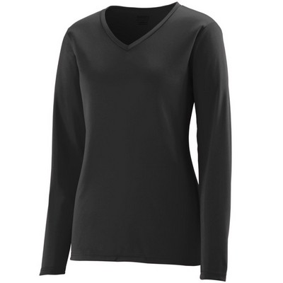 Augusta Sportswear Ladies NexGen Wicking Long Sleeve Tee