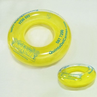 36" (91.5cm)PVC Inflatable Swim Ring half transparent