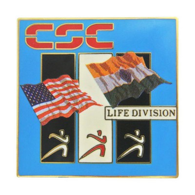 1 1/2" New Cloisonne - Imitation Hard Enamel Lapel Pin