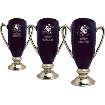 Blue/Chrome Silver Conductor's Cup Trophy