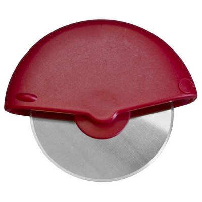 5" Red Pizza Wheel Cutter with Stainless Steel Blade