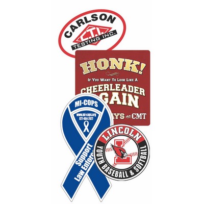 50" - 60" Square Inch Custom Shape Outdoor/Car Magnets