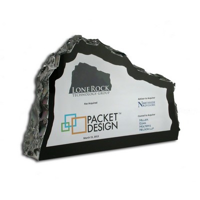 Black Rock Lucite® Embedment Award (6 1/2" x 4" x 2")