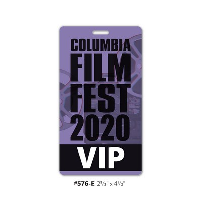 Over-Lam Badge Tag (2 1/2" x 4 1/2")