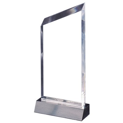 Clear Wedge Acrylic Award 6 1/4"H