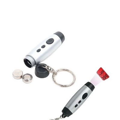 Mini Projection Clock Keychain