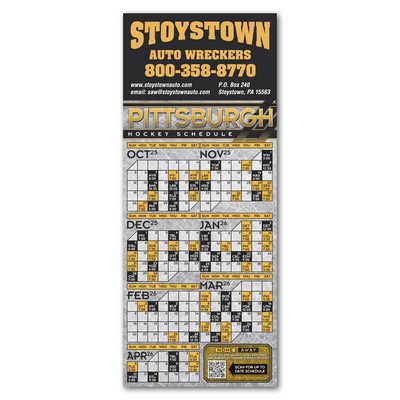Hockey Schedule Magnet