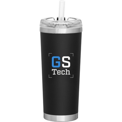 24 oz Brooklyn Travel Tumbler (Matte Black)