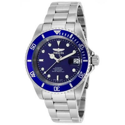Invicta Men's Pro Diver 3 Hand Automatic Watch w/Blue Dial