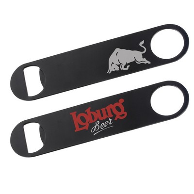 Matte Black Powder Coated Bottle Opener