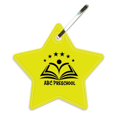 Star Reflective Zipper Pull