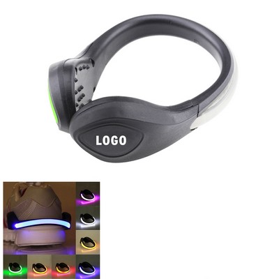 LED Safety Shoe Clips - Multi-Color Visibility